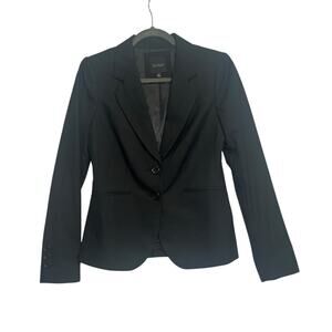 The Limited Black Collection Blazer Womens Size 2 Button Long Sleeve Career Work